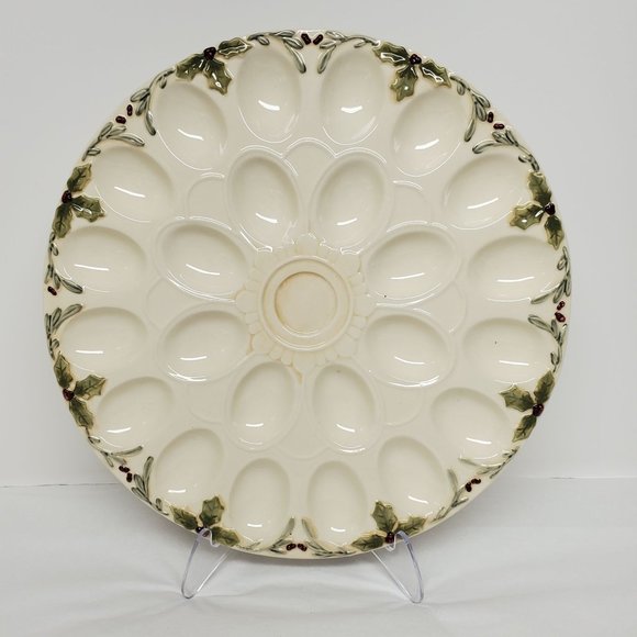 Grasslands Road Holiday Grasslands Road 24 Deviled Egg Plate 2 Inch
